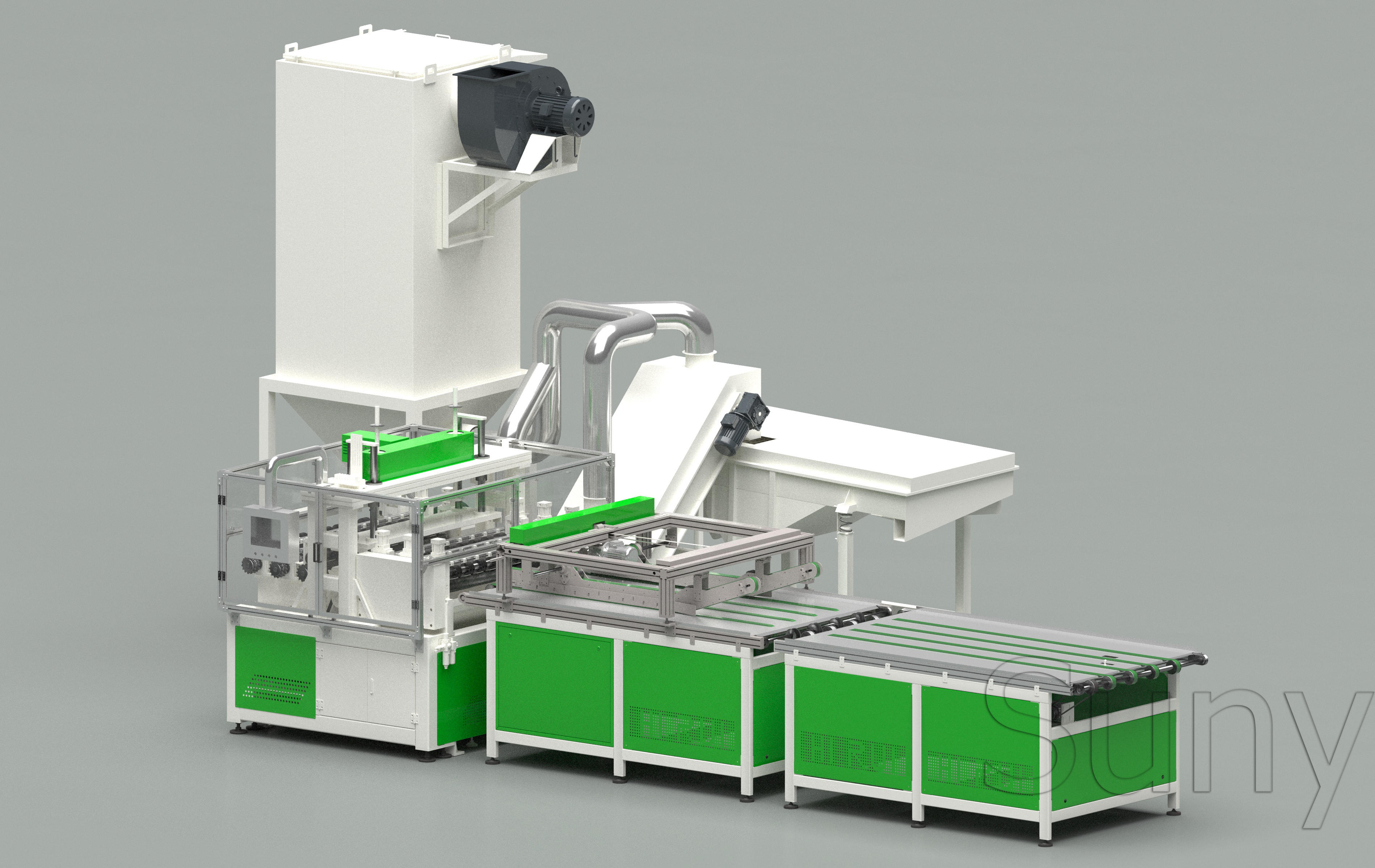 Solar panel automatic glass removal machine