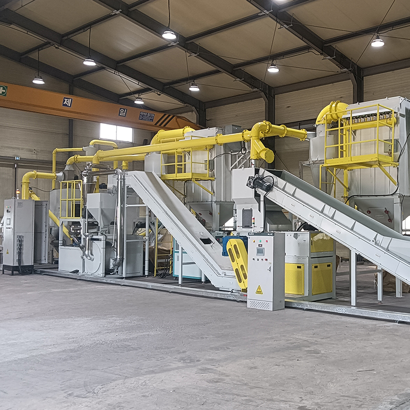 South Korean Solar Panel Crushing and Sorting Line