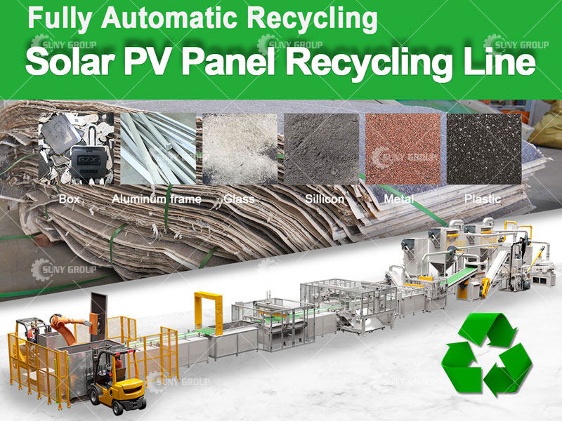 Line for Recycle Solar Panels