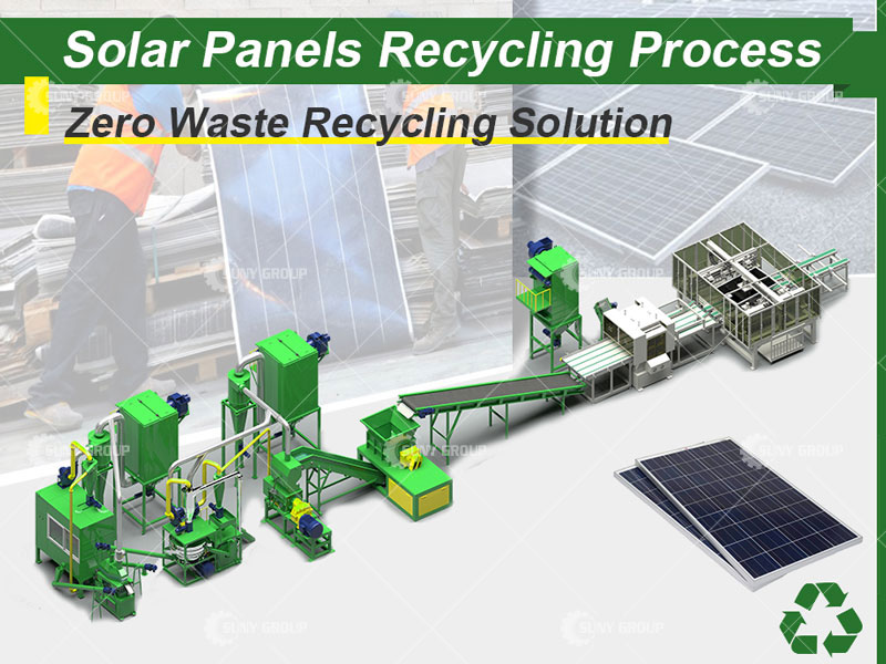 Full Recycling Machine for Solar Panels