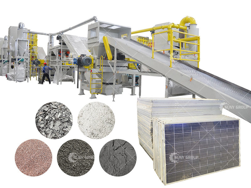 PV Solar Panel Recycling Plant