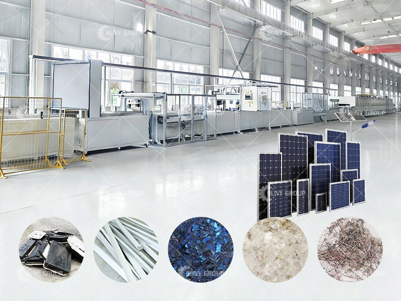 Pyrolysis Line in Solar Panel Recycling