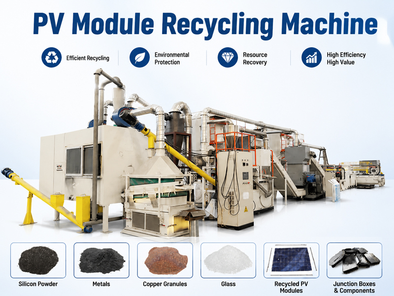 PV Module Recycling Machine