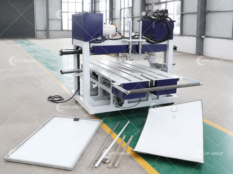 Semi-automatic PV panel frame removal machine
