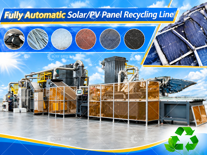 Waste Solar Panel Recycling Plant