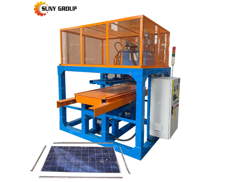 Scrap PV Module Disassemble Aluminum Frame Separator