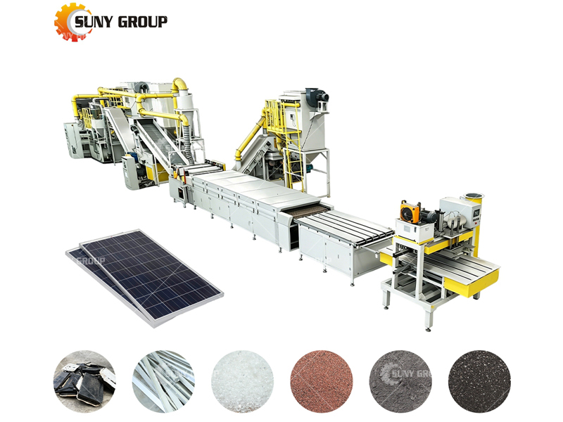 Machine for Recycling Solar Panels