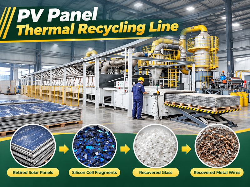 PV Panel Thermal Recycling Line