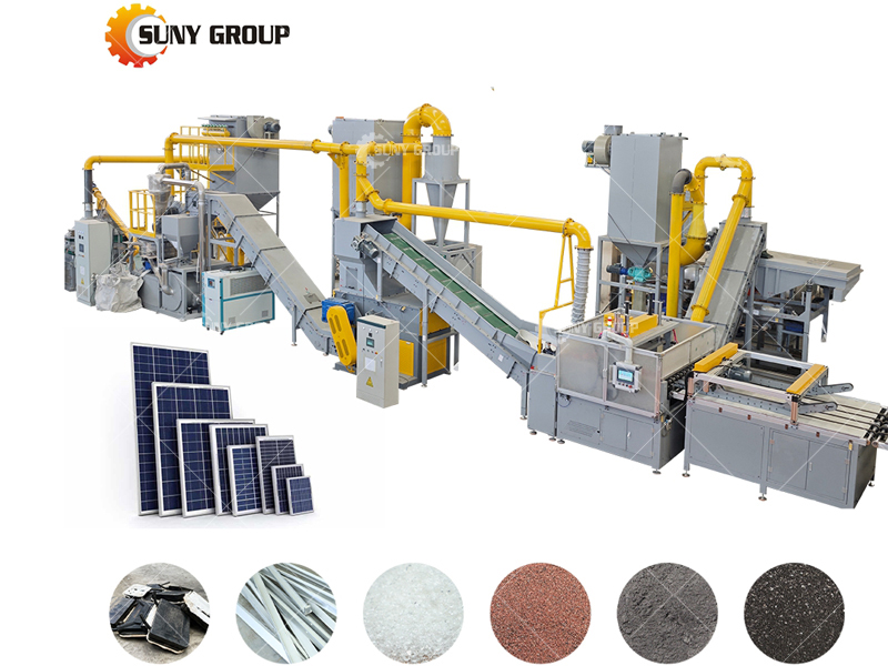 Solar Panel Recycling Processes and Methods